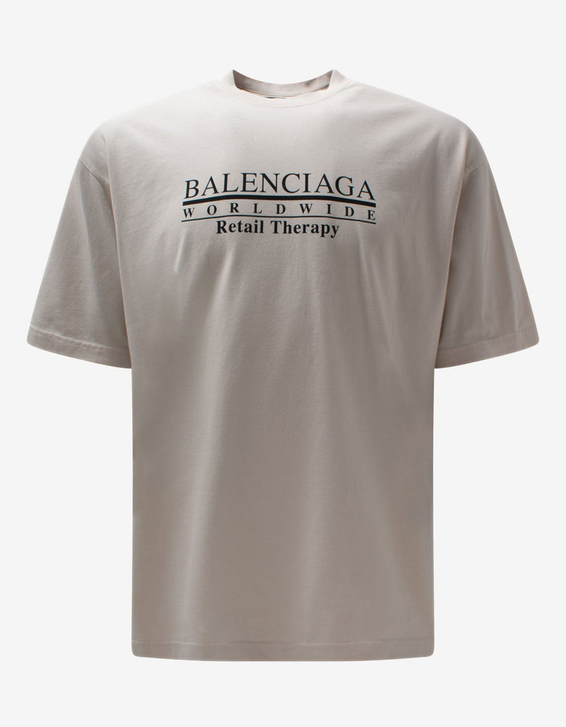 Balenciaga Off-White Worldwide Retail Therapy T-Shirt