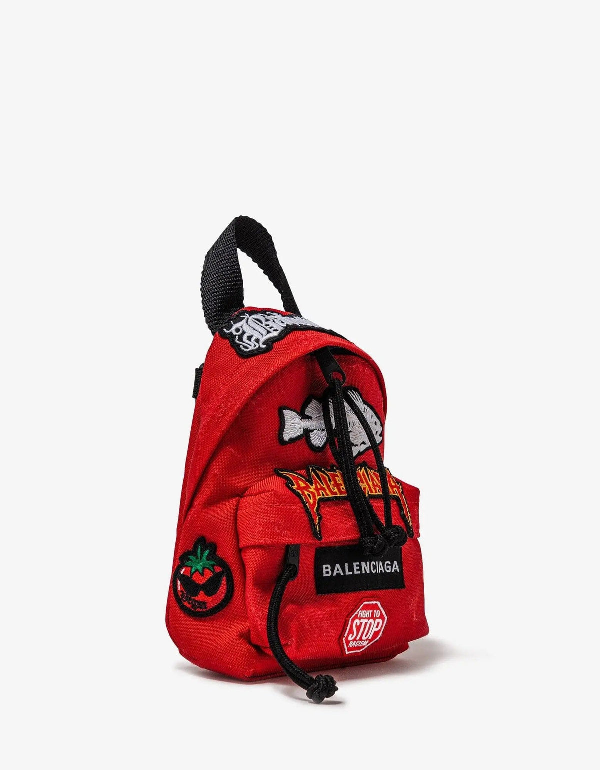 Balenciaga Red Explorer Mini Backpack