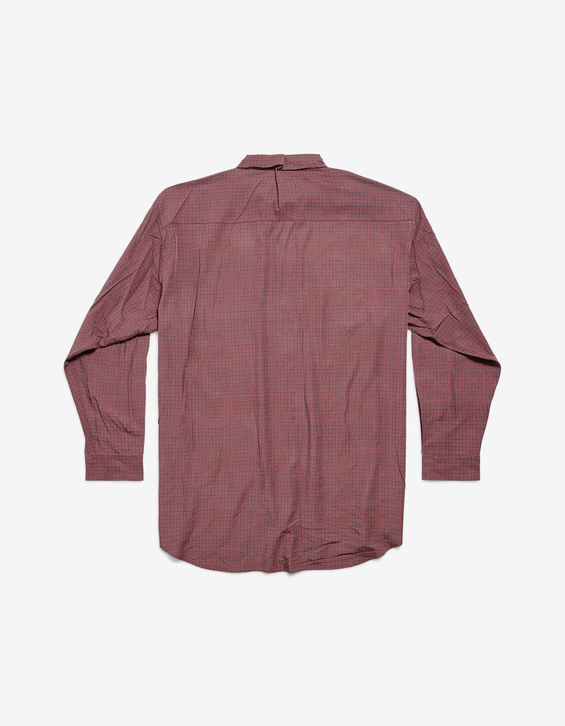 Balenciaga Red Fluid Shirt