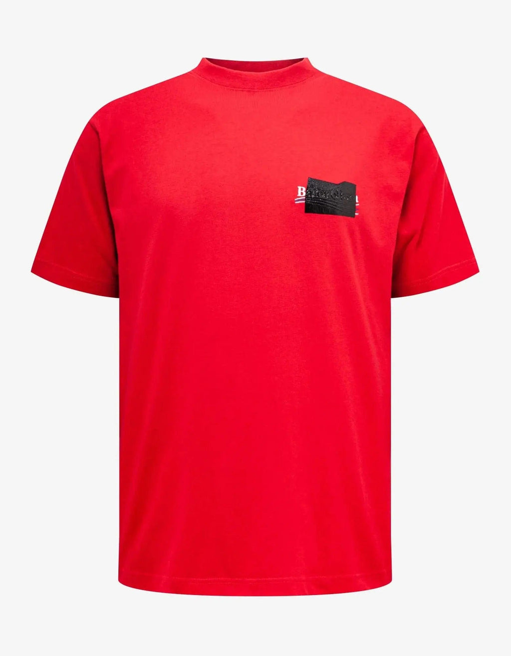 Balenciaga Red Gaffer Logo Large T-Shirt – Zoo Fashions