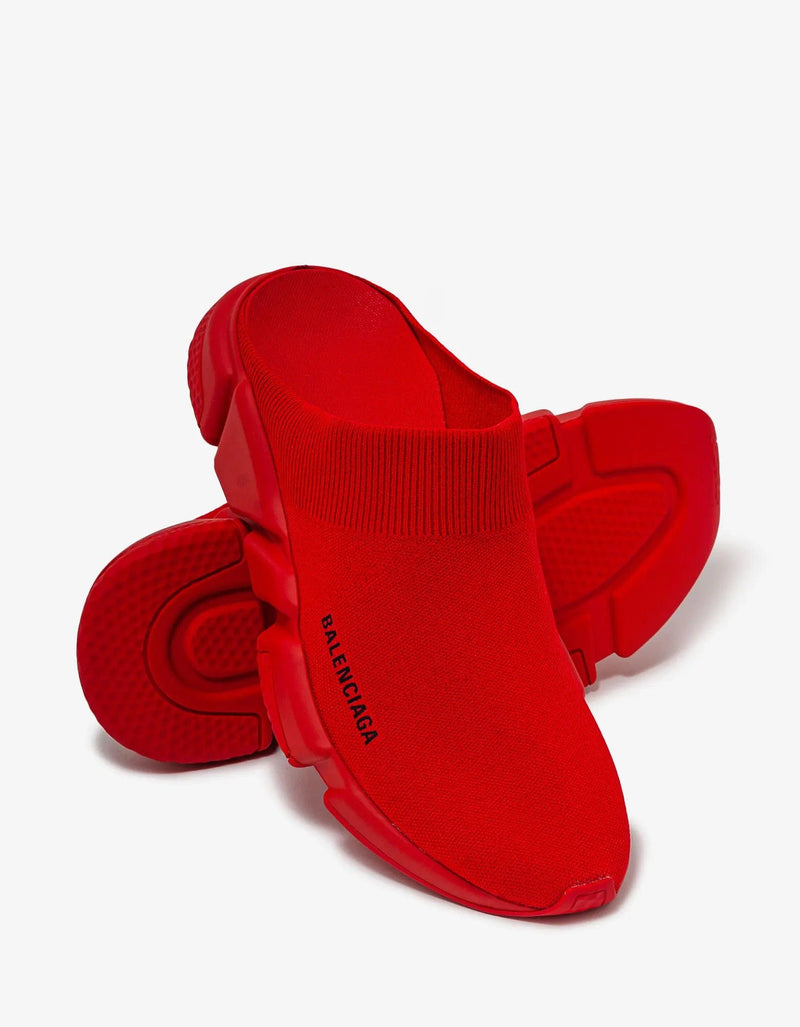 Balenciaga Red Speed Mule Zoo Fashions