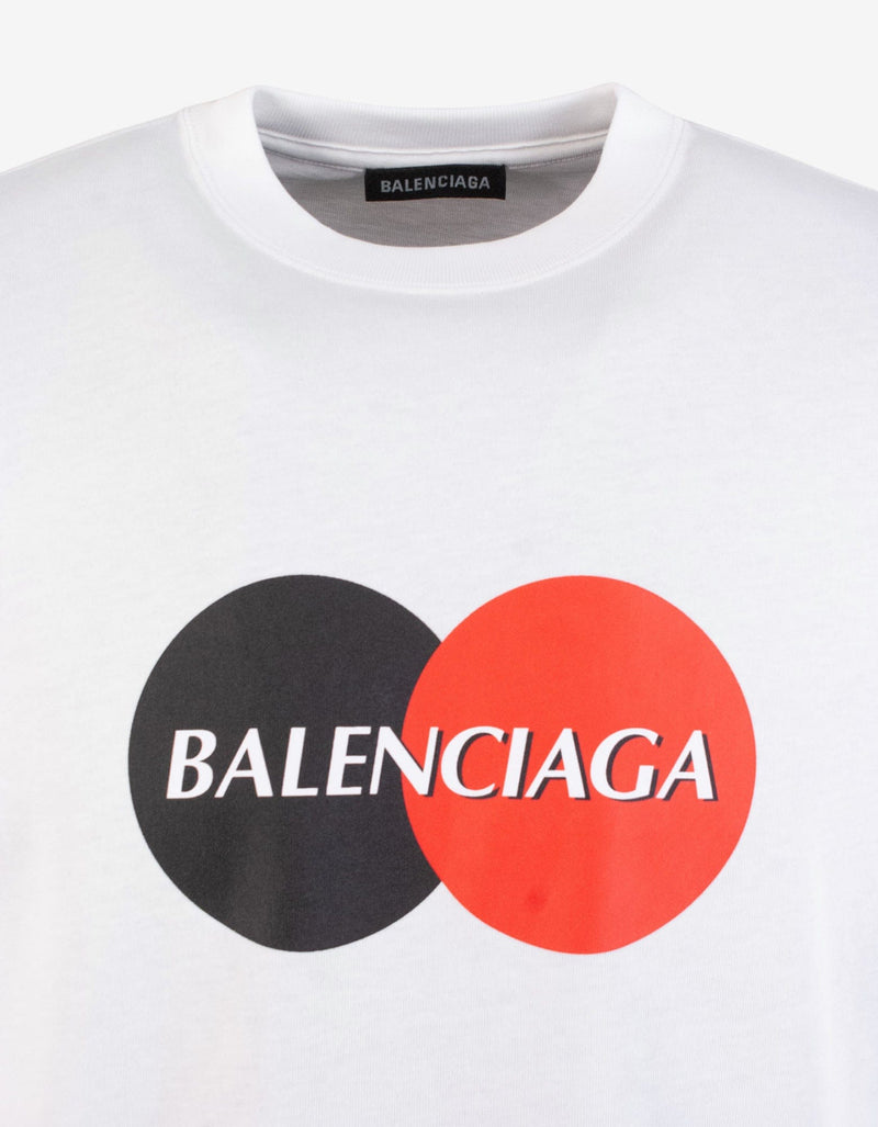 Balenciaga White Uniform Large Fit T-Shirt