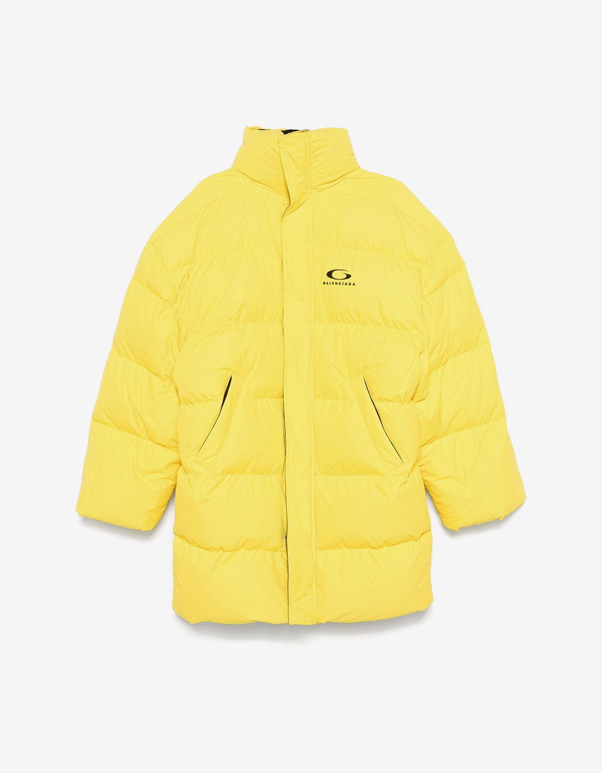 Balenciaga Yellow Loop Sports Icon Padded Coat