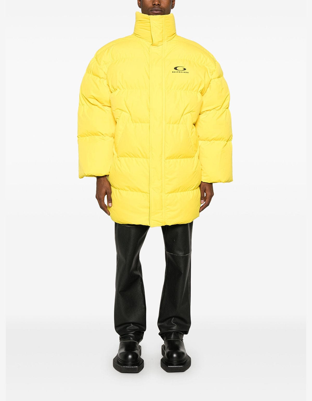 Balenciaga Yellow Loop Sports Icon Padded Coat