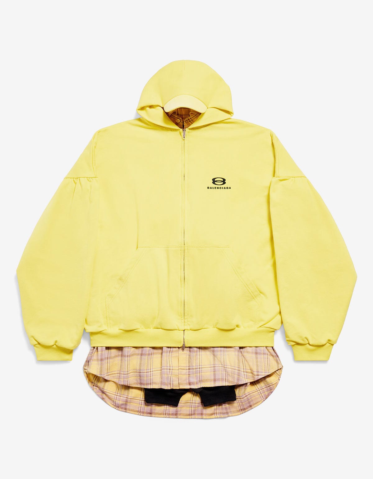 Balenciaga oversized hoodie yellow on sale