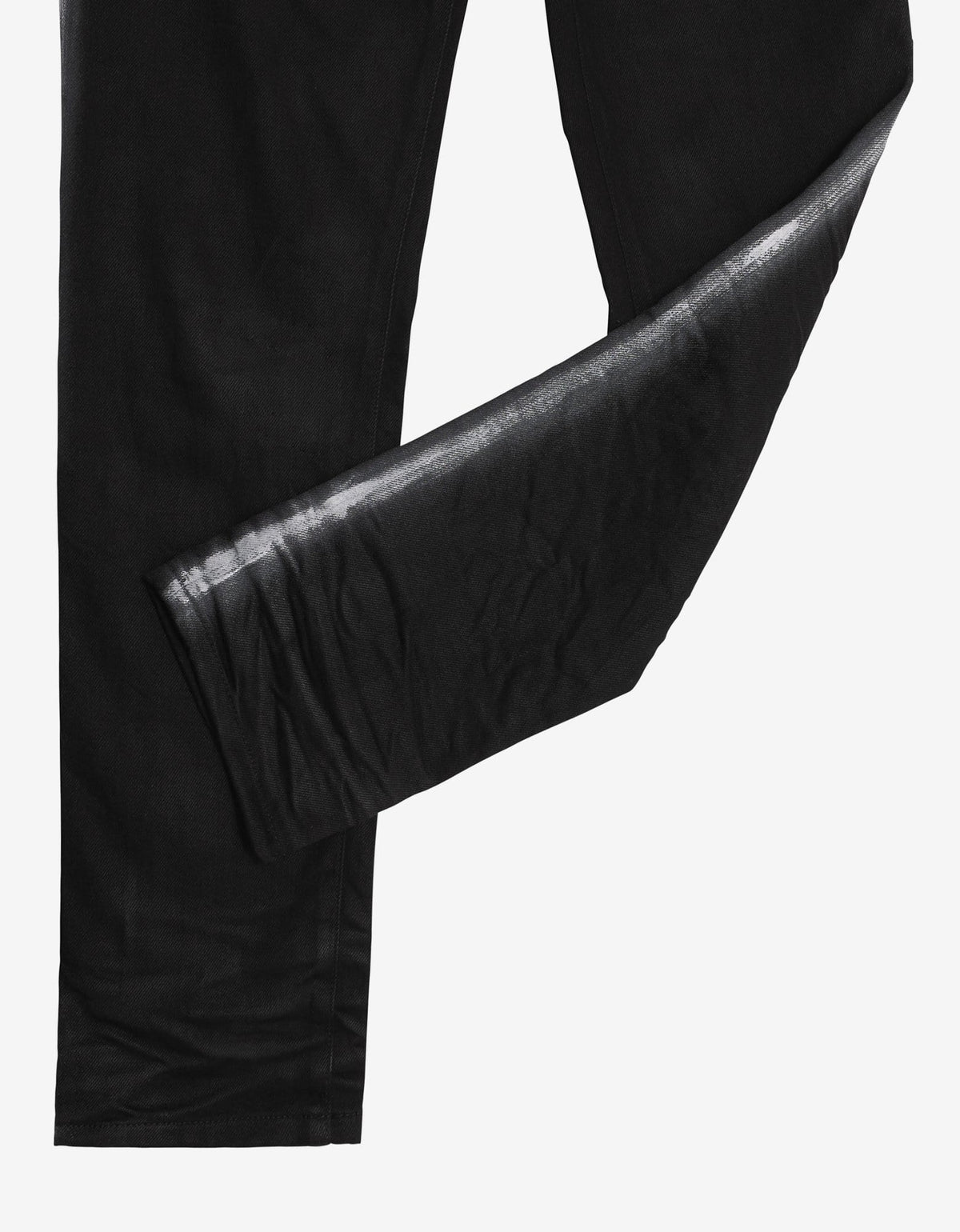 Balmain Black B Logo Spray Paint Stripe Jeans