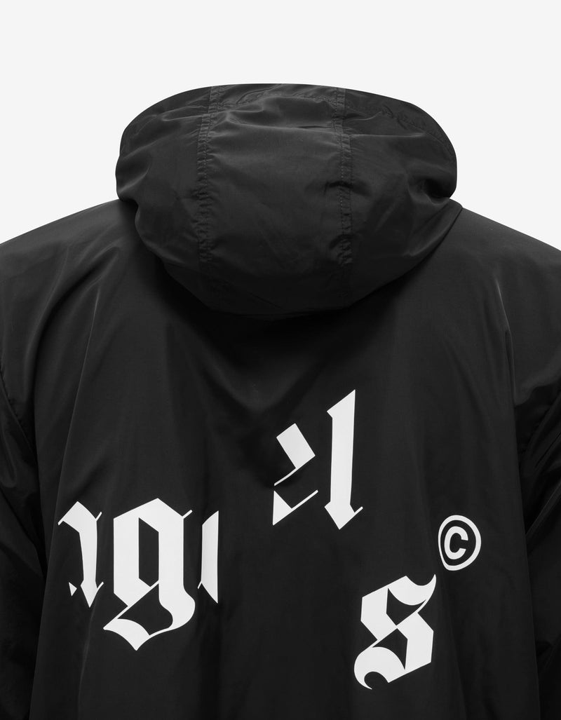 Black Broken Logo Windbreaker