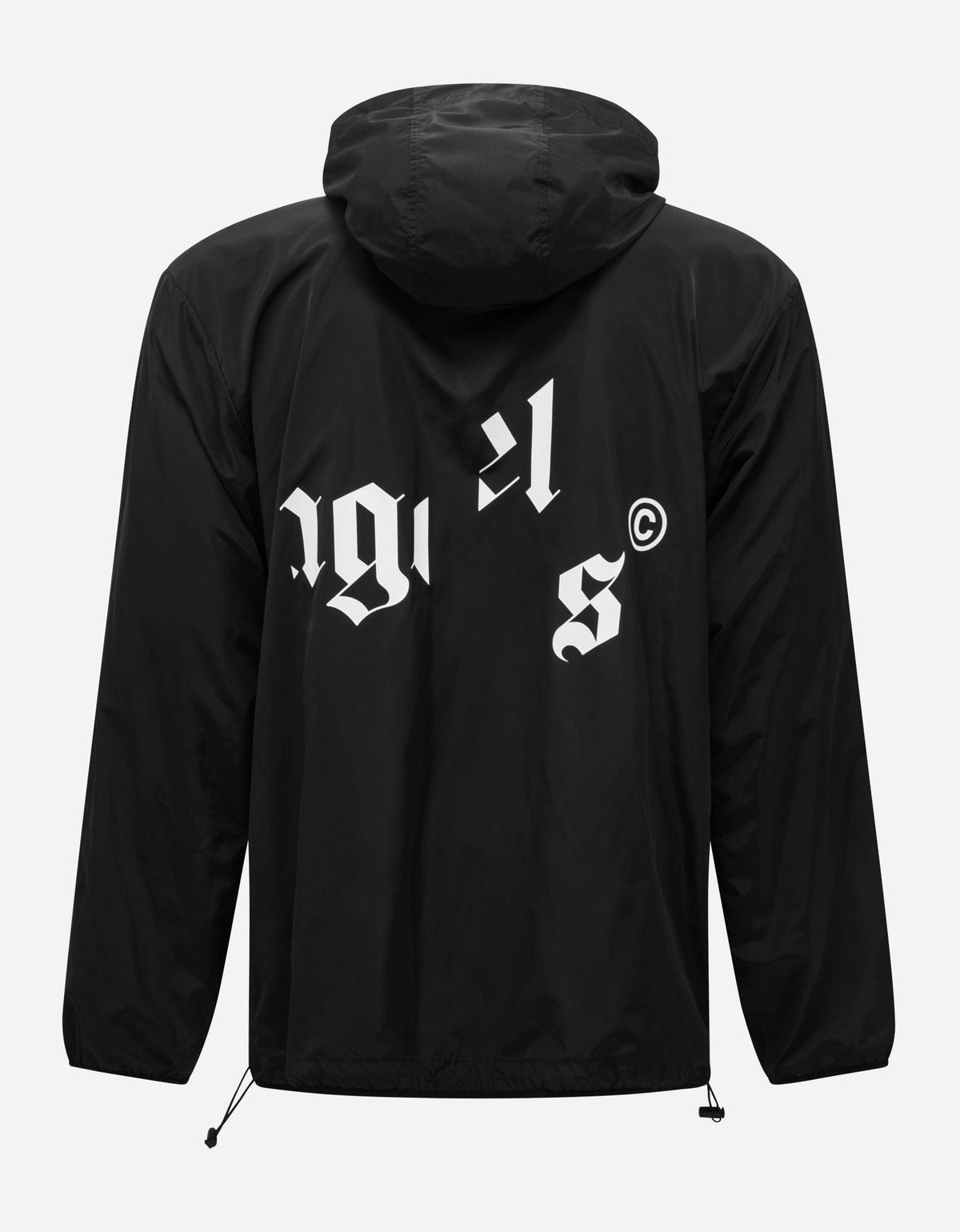 Black Broken Logo Windbreaker