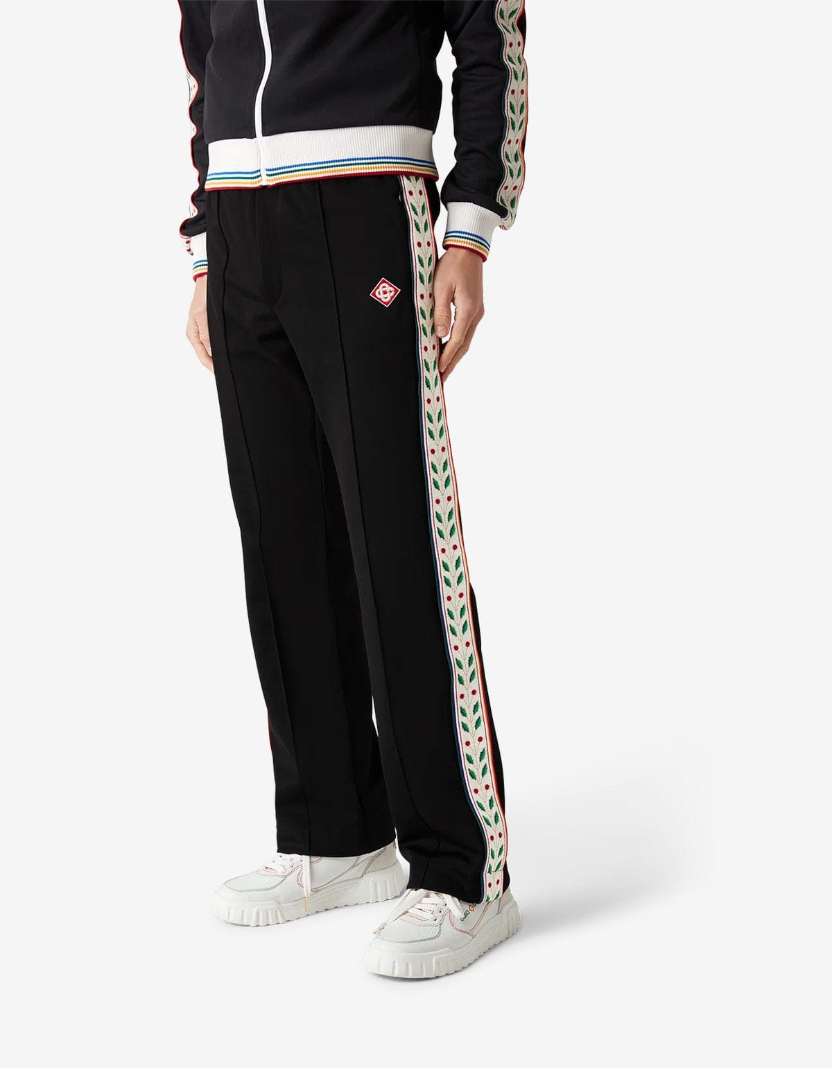 Casablanca Black Laurel Track Pants