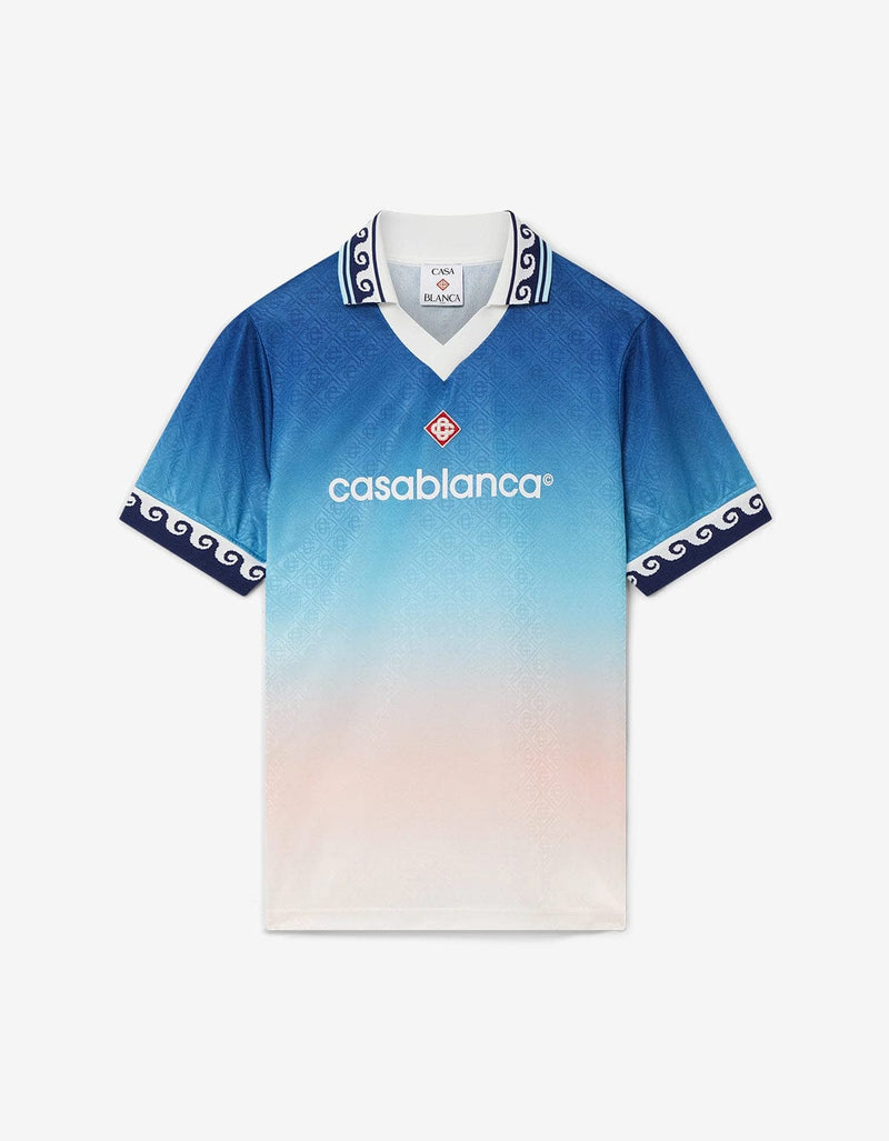 Casablanca Blue Gradient Football Shirt