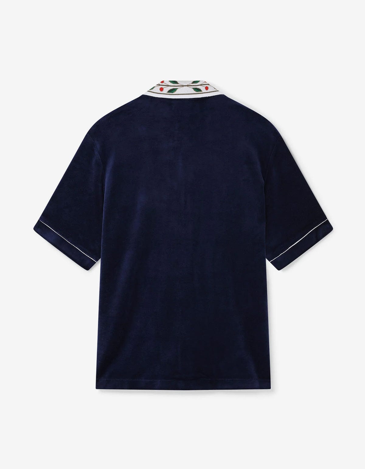 Casablanca Casablanca Blue Velour Laurel Shirt