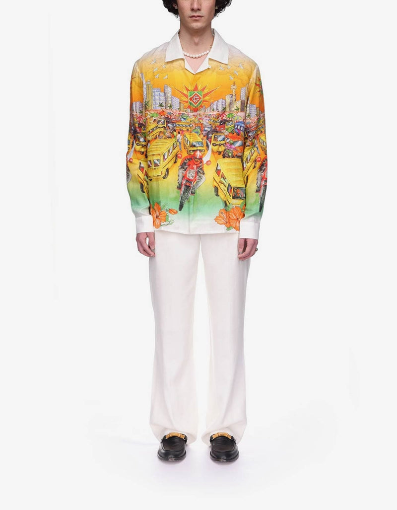 Casablanca Casablanca Traffic Silk Shirt