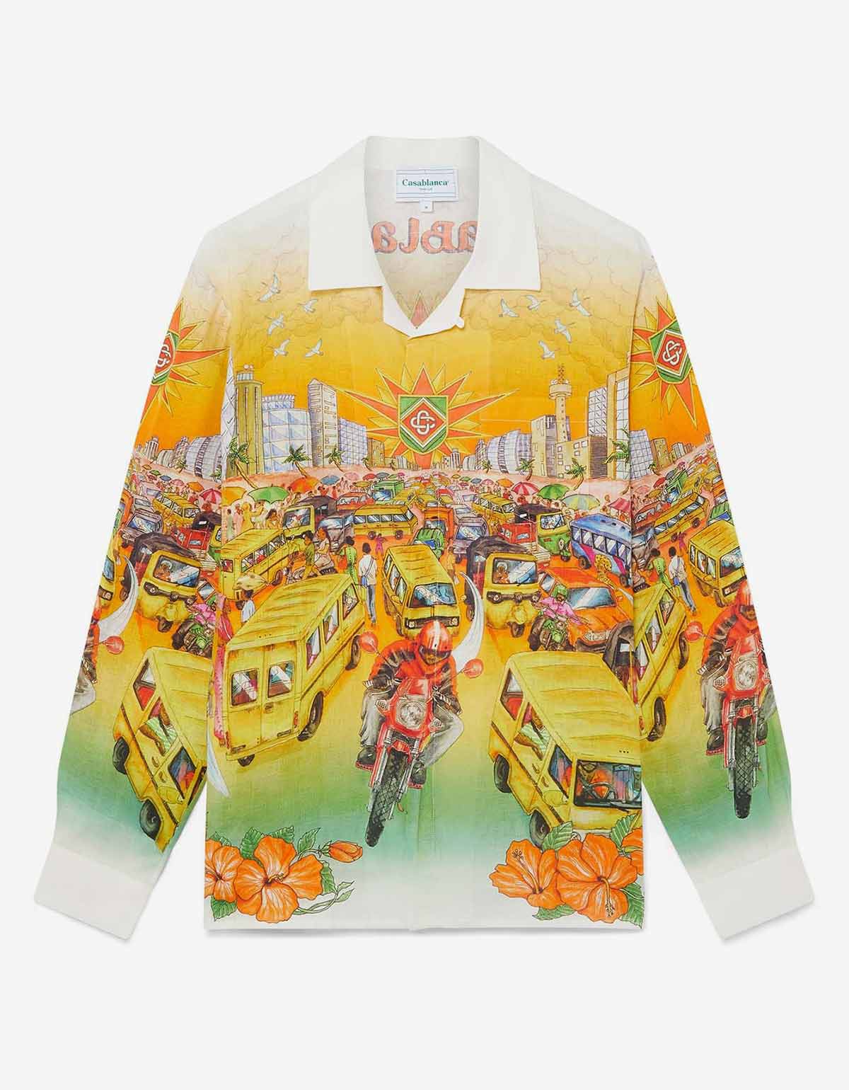 Casablanca Casablanca Traffic Silk Shirt