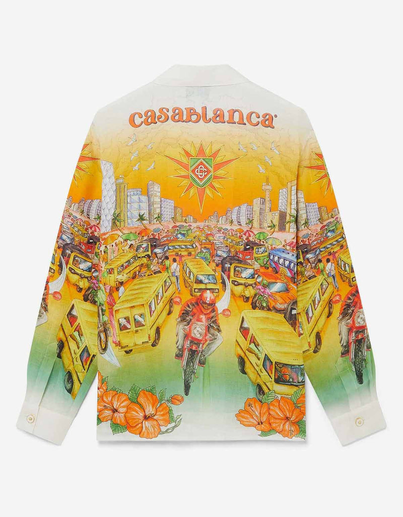 Casablanca Casablanca Traffic Silk Shirt