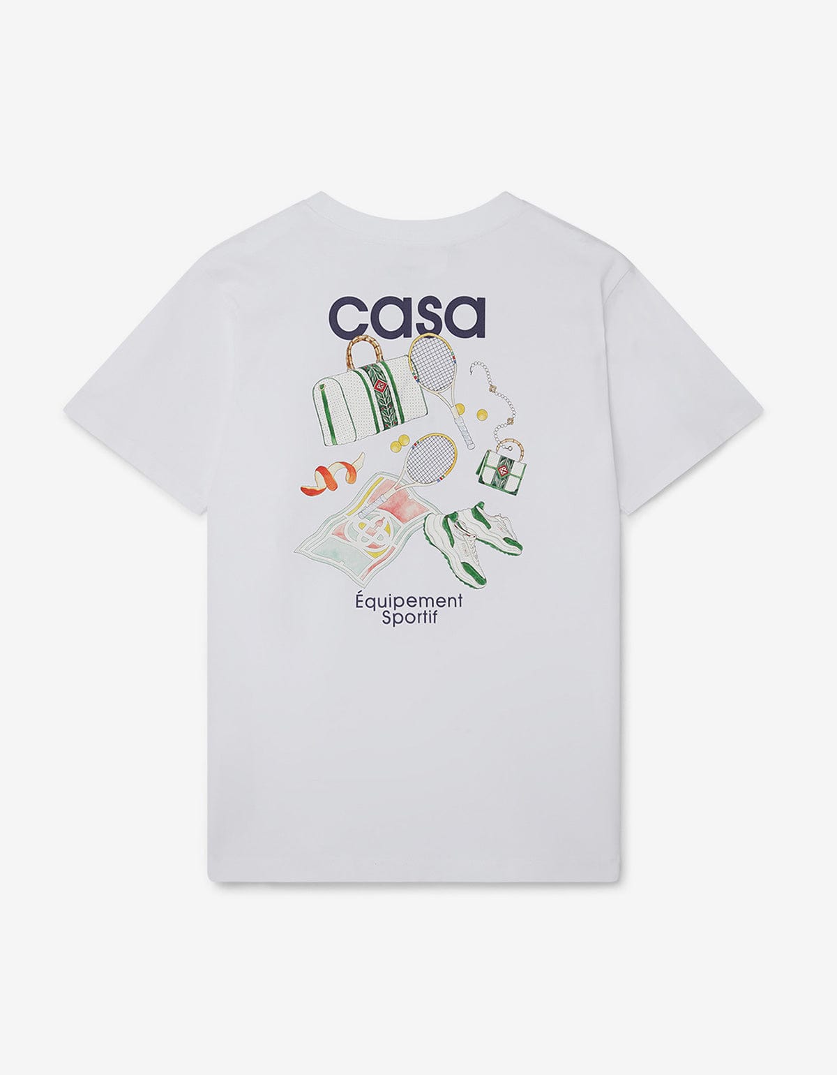 Casablanca Casablanca White Equipement Sportif Print T-Shirt