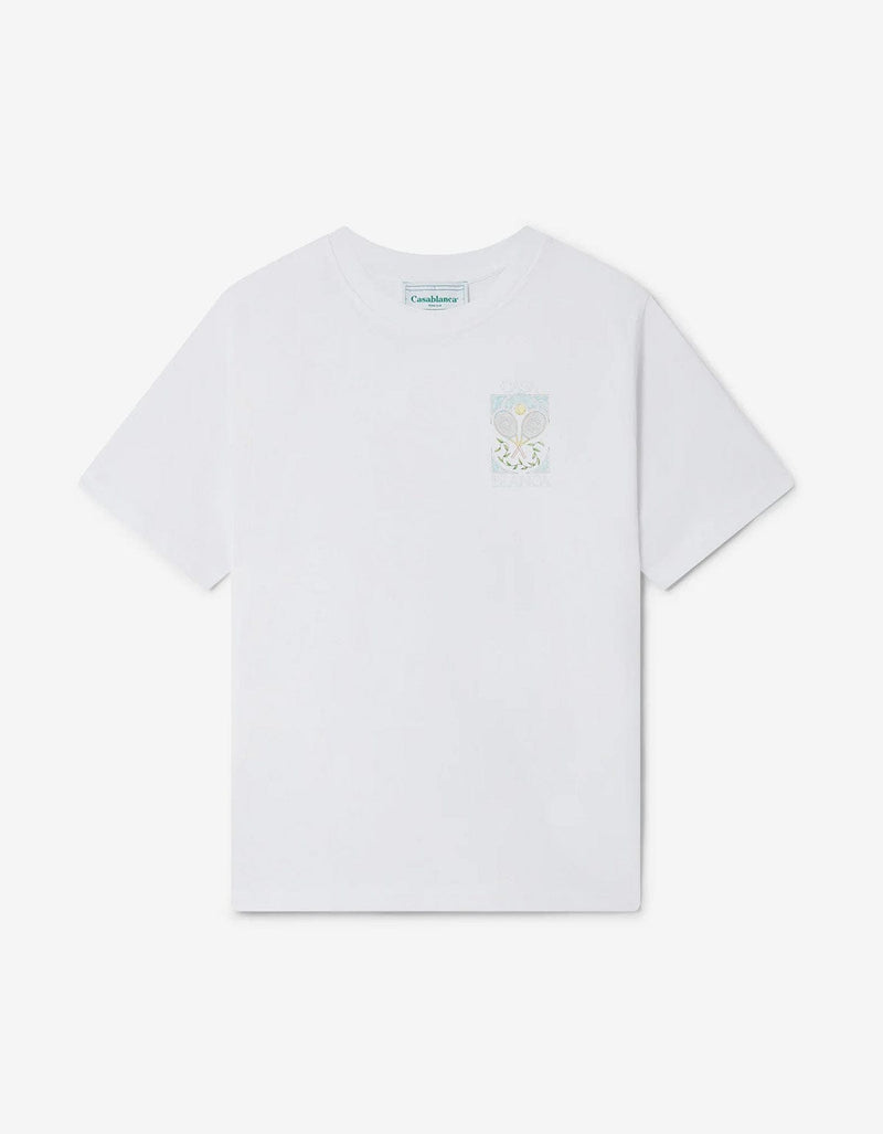 Casablanca Casblanca White Tennis Pastelle T-Shirt