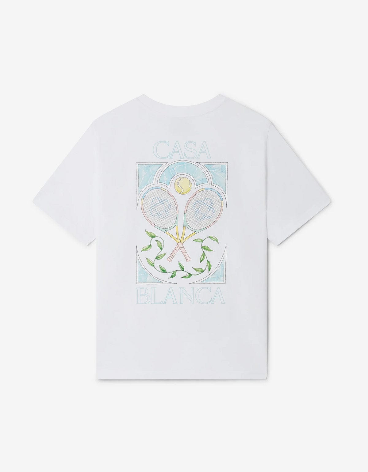 Casablanca Casblanca White Tennis Pastelle T-Shirt