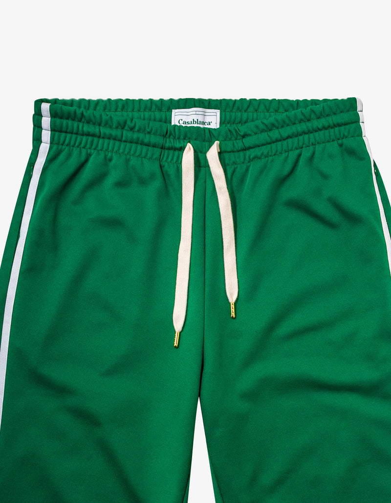 Casablanca Green Interlock Mesh Track Pants