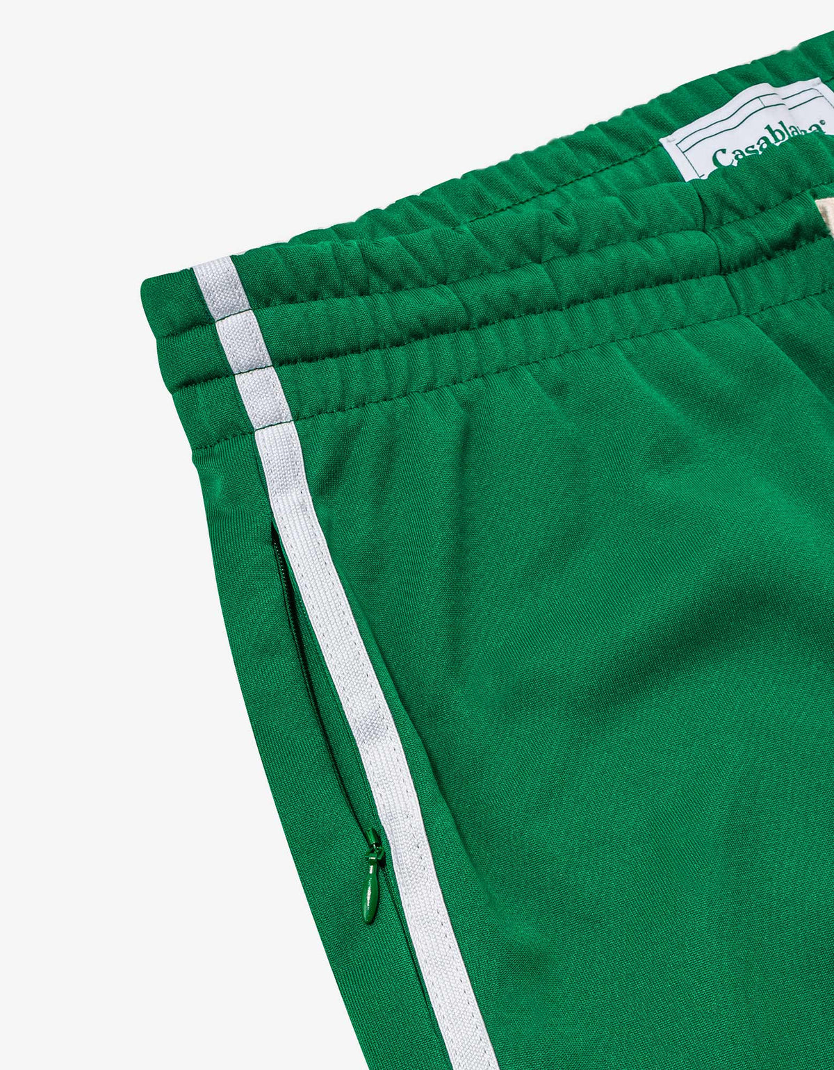 Casablanca Green Interlock Mesh Track Pants