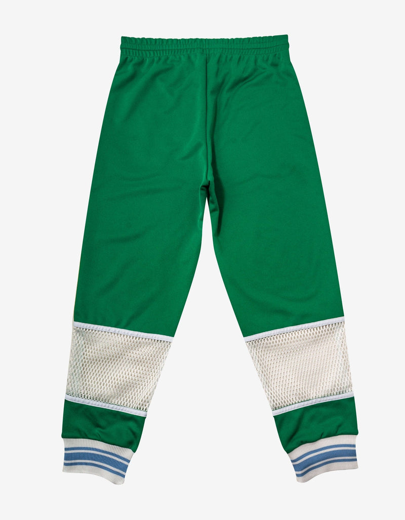 Casablanca Green Interlock Mesh Track Pants