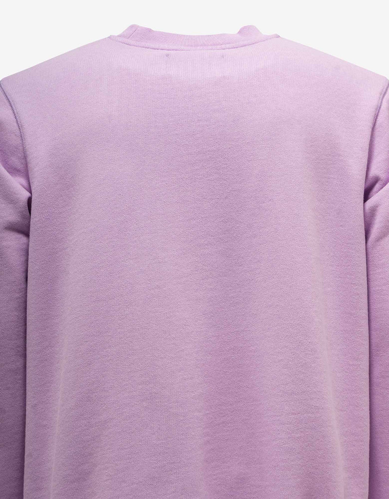 Casablanca Lilac Loopback Masao San Embroidered Sweatshirt