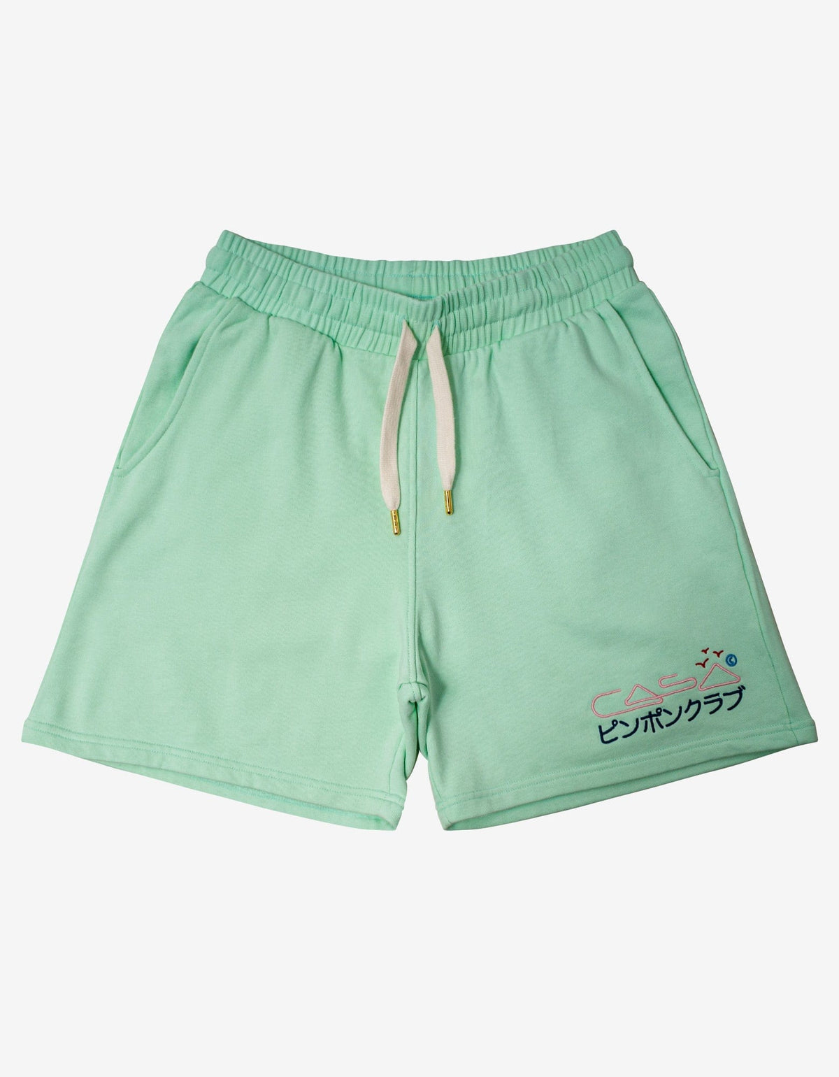 Casablanca Mint Green Casa Embroidery Sweat Shorts