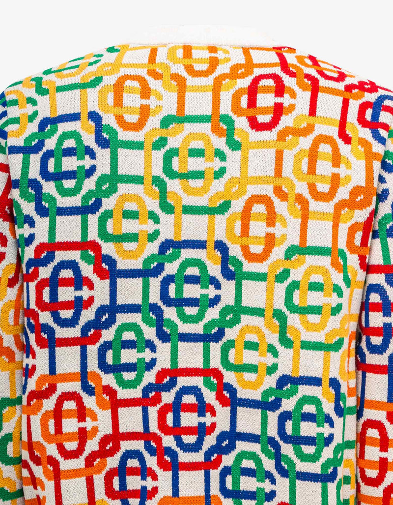 Casablanca Multicolour Monogram Sweater