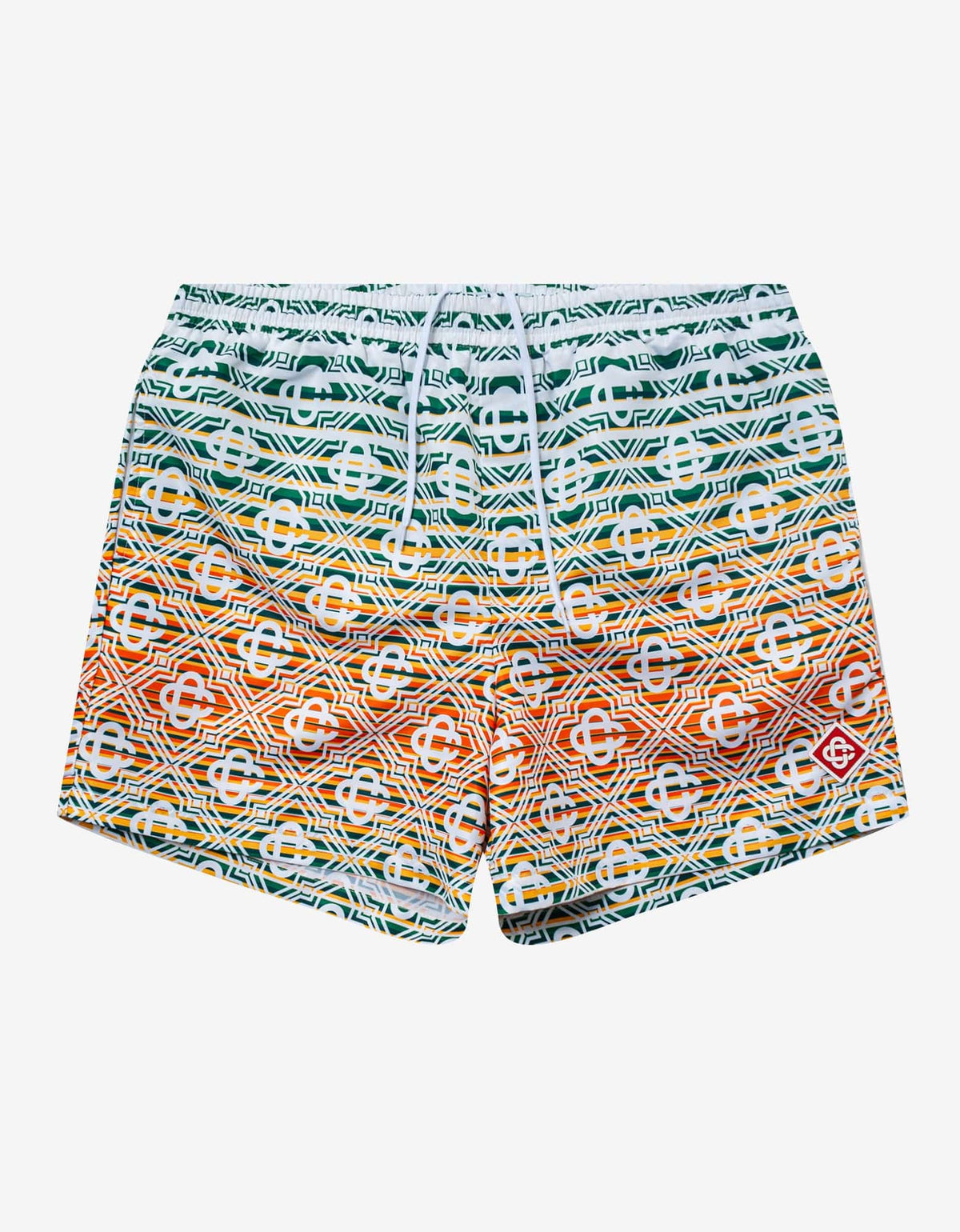 Casablanca Multicolour Stripe Monogram Swim Shorts