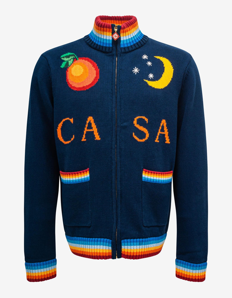 Casablanca Navy Blue Casa Club Jacket