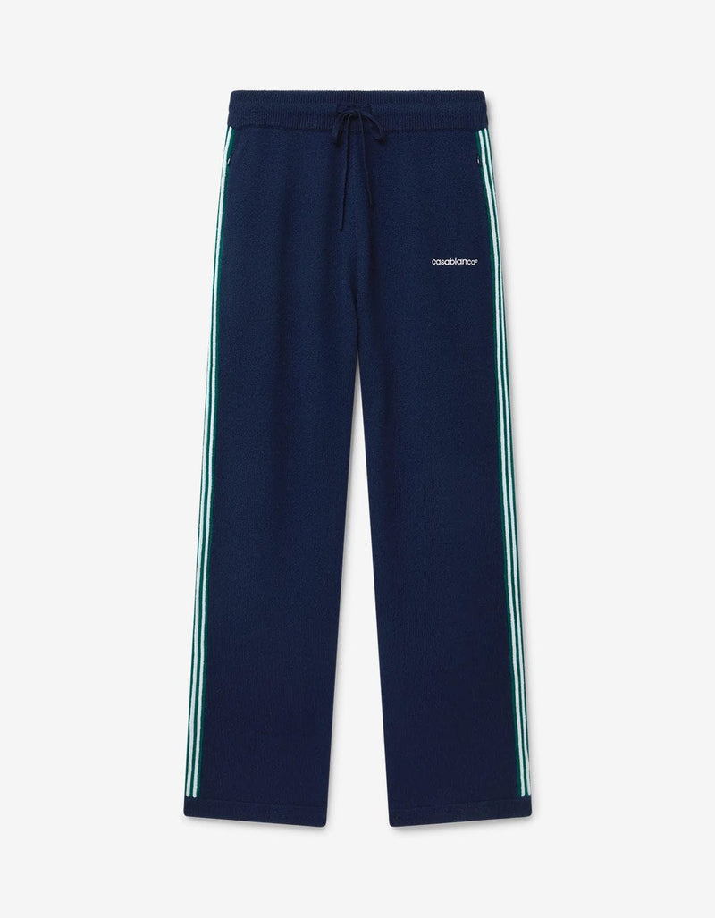 Casablanca Navy Blue Knit Tennis Trousers