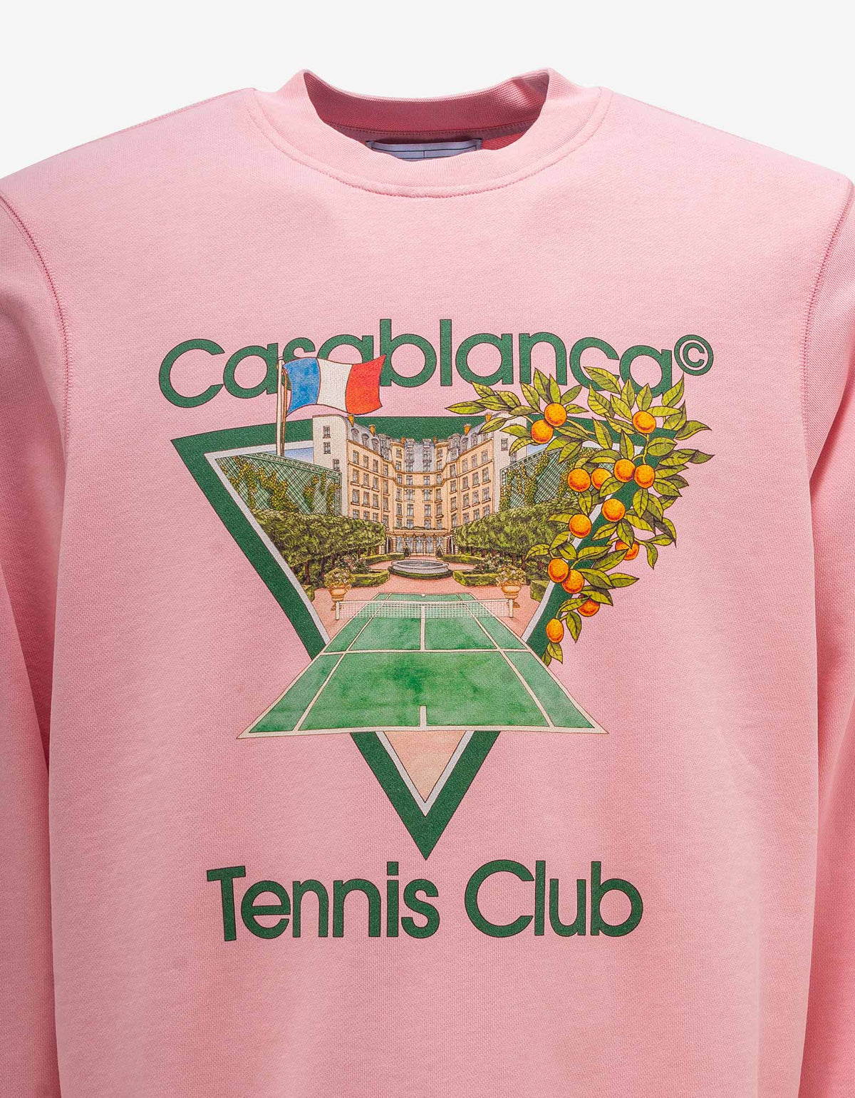 Casablanca Pink Tennis Club Icon Sweatshirt