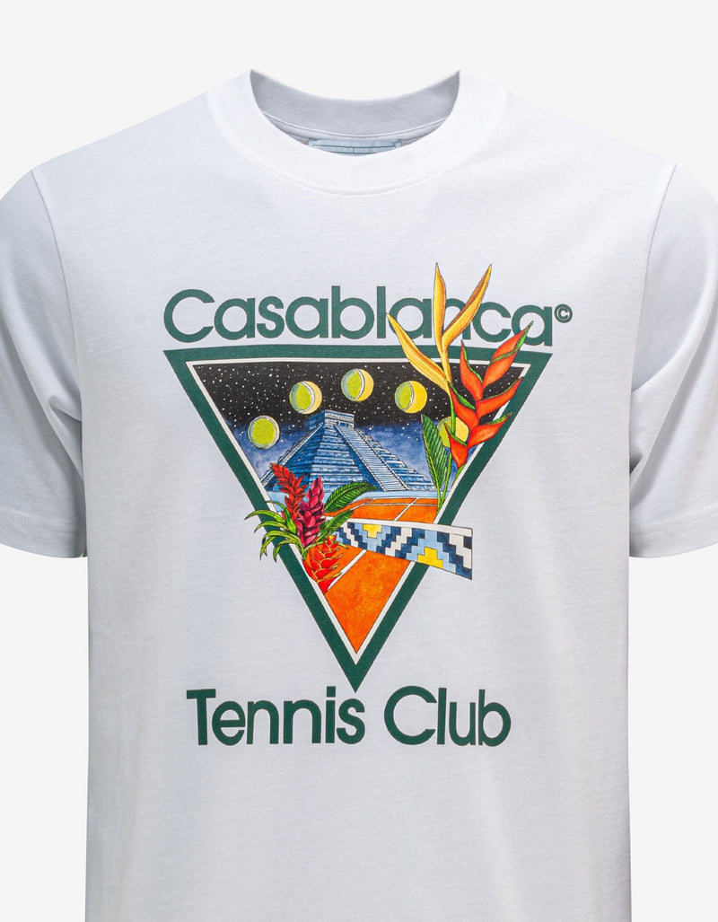 Casablanca White Tennis Club Icon T-Shirt