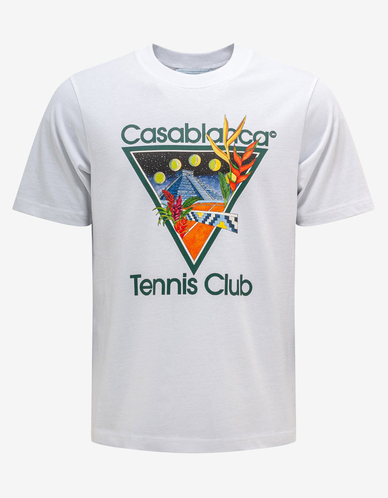 Casablanca White Tennis Club Icon T-Shirt