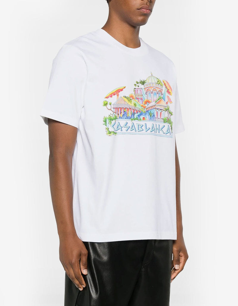 Casablanca White The Road To Knowledge T-Shirt