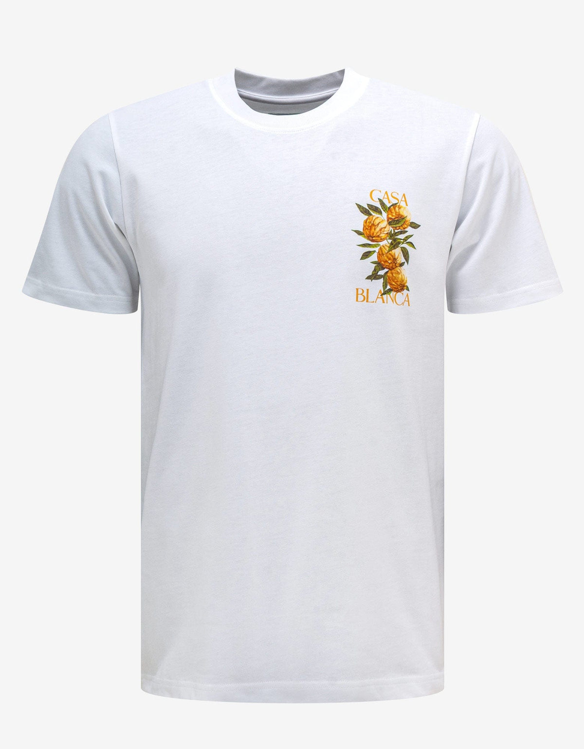 Casablanca White Yuzu Print T-Shirt