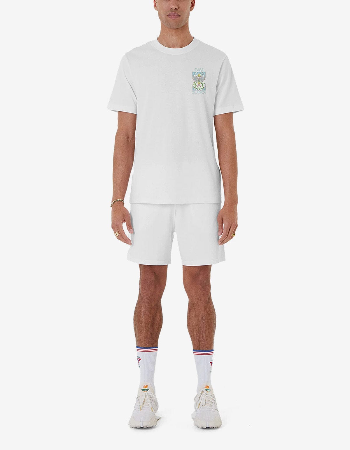 Casblanca White Tennis Pastelle T-Shirt