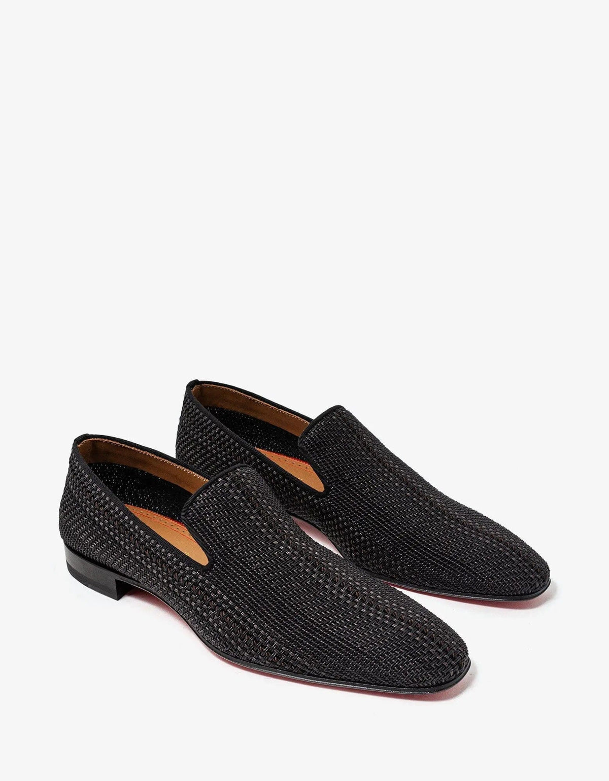 Christian Louboutin - AC Dandelion Flat Brown Woven Loafer -