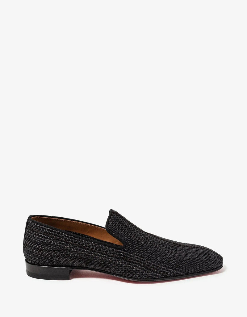 Christian Louboutin - AC Dandelion Flat Brown Woven Loafer -