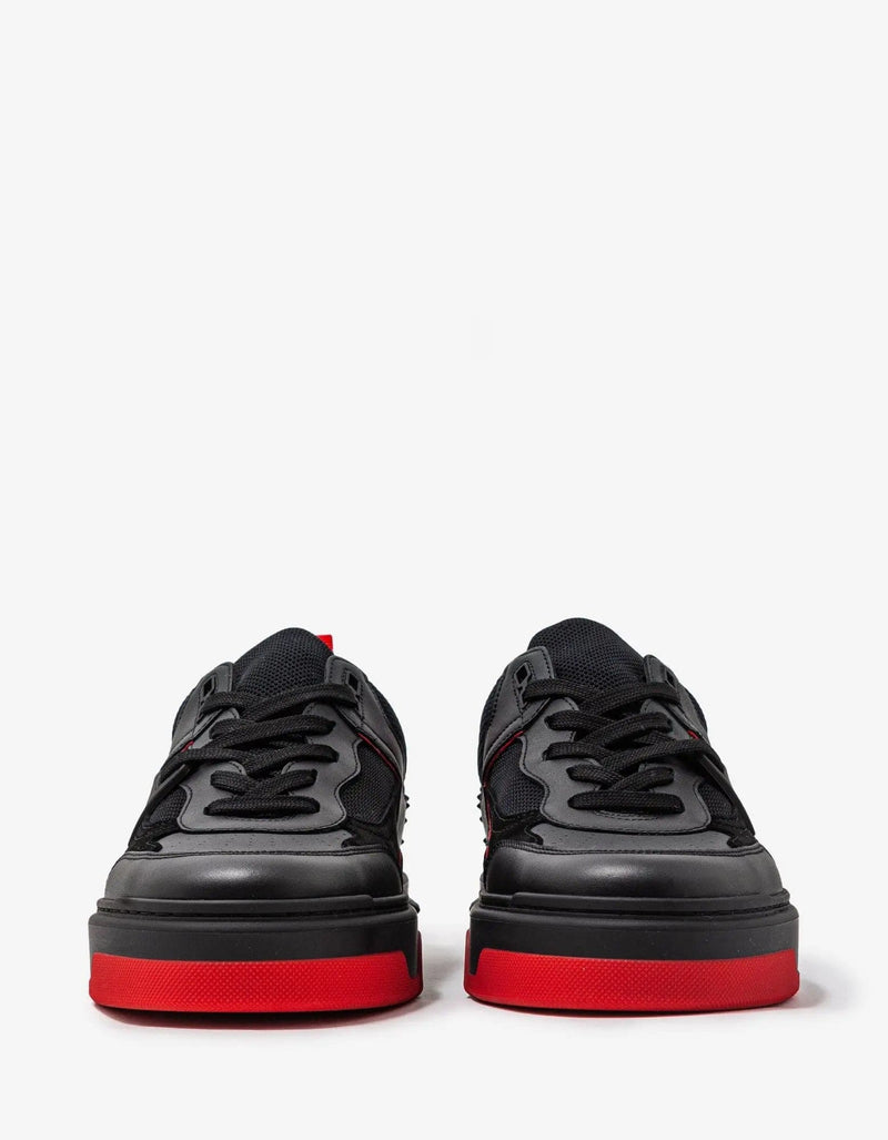 Christian Louboutin Astroloubi Black & Red Trainers -