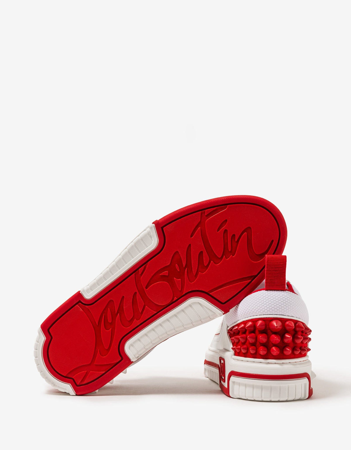Christian Louboutin Astroloubi White & Red Trainers
