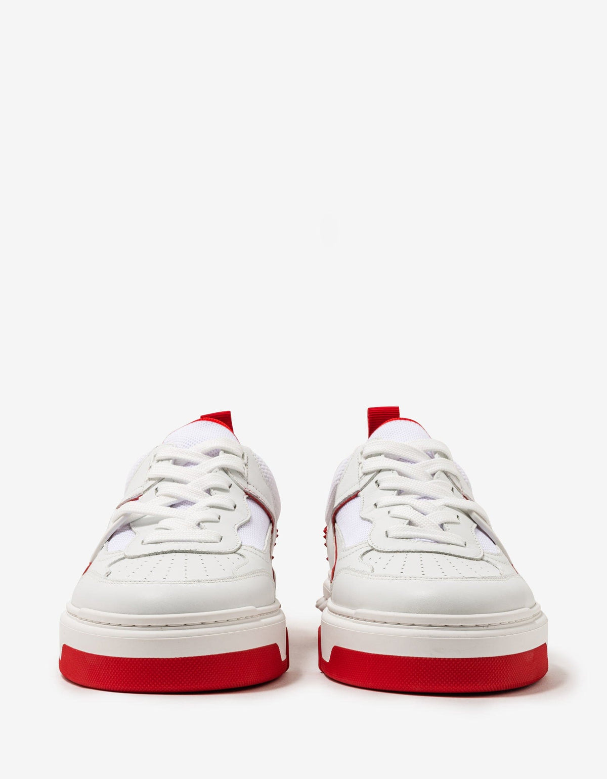 Christian Louboutin Astroloubi White & Red Trainers