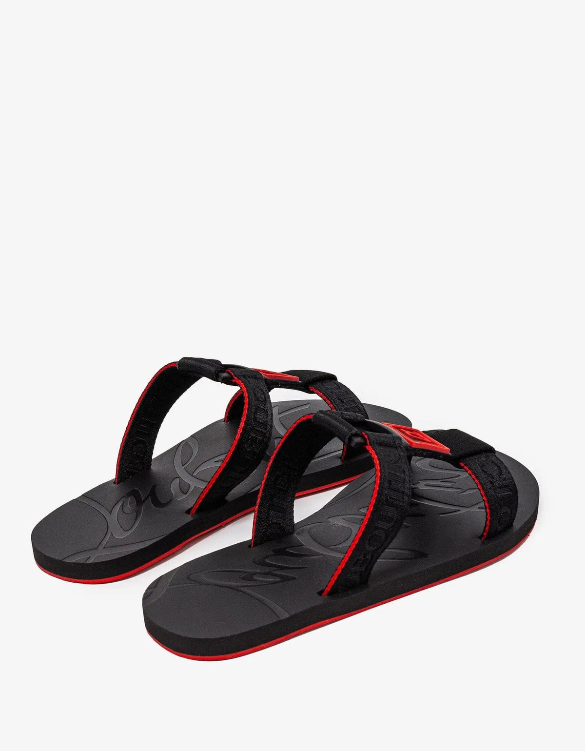 Christian Louboutin Black Surf Sandals