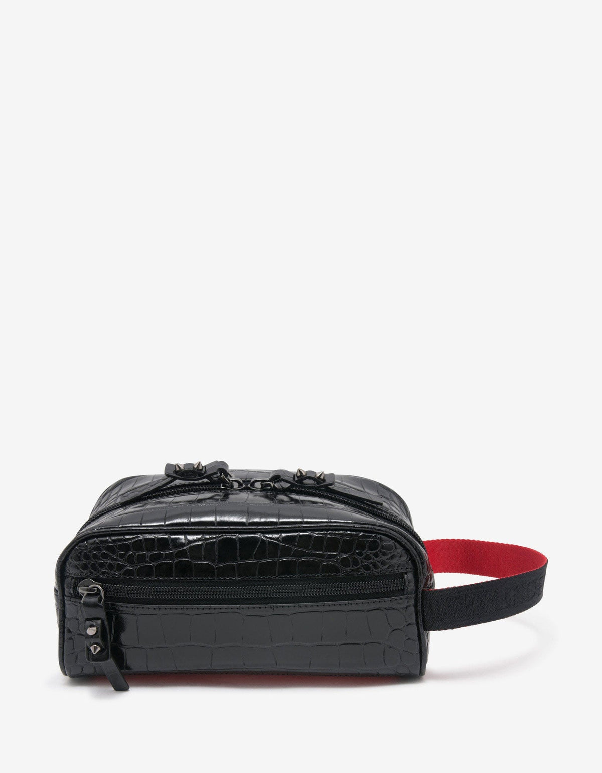 Christian Louboutin Blaster Alligator Embossed Leather Travel Case