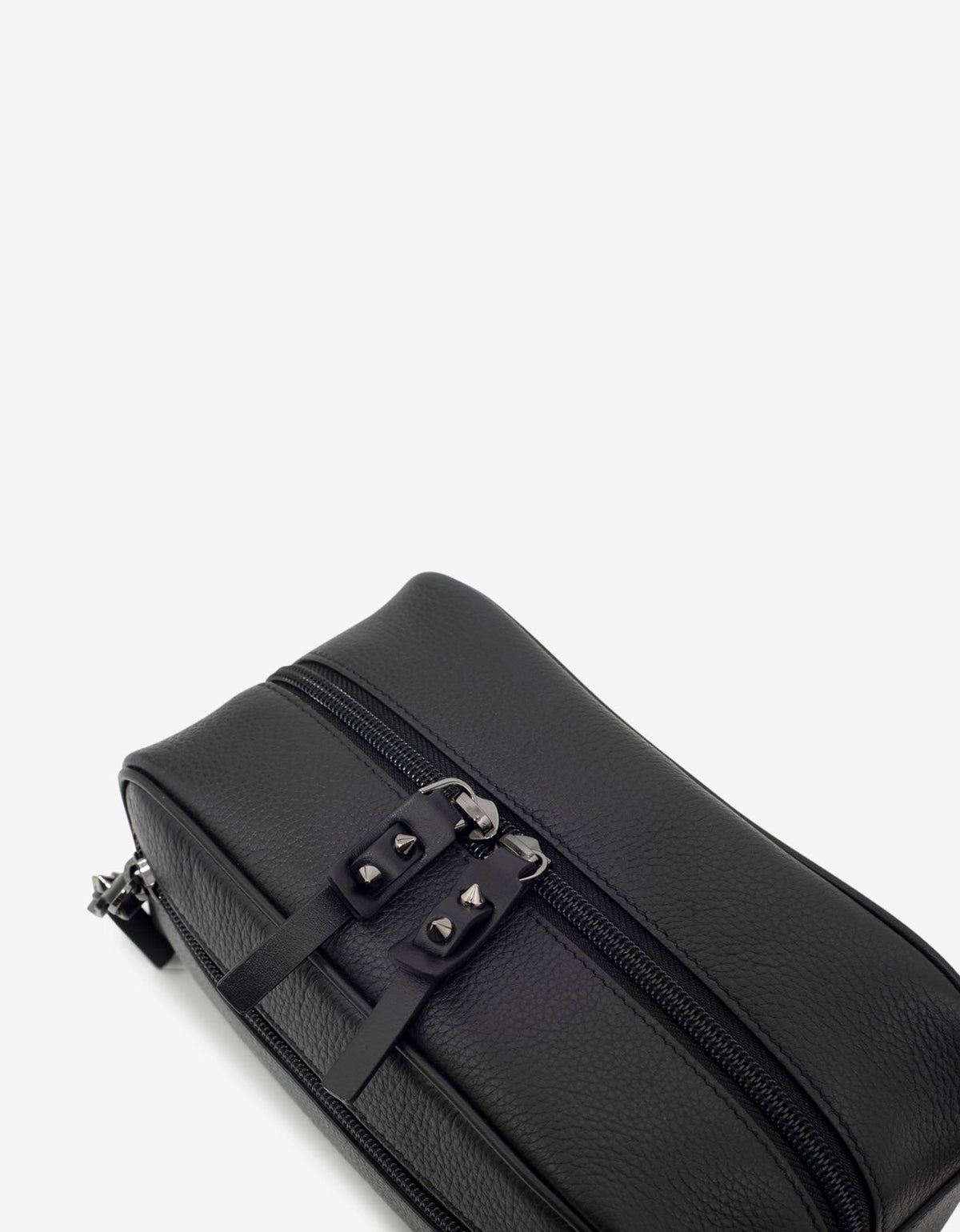 Christian Louboutin - Blaster Black Grain Leather Travel Case -