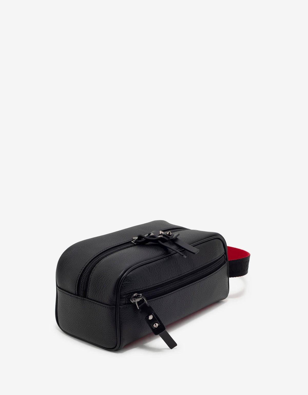 Christian Louboutin - Blaster Black Grain Leather Travel Case -