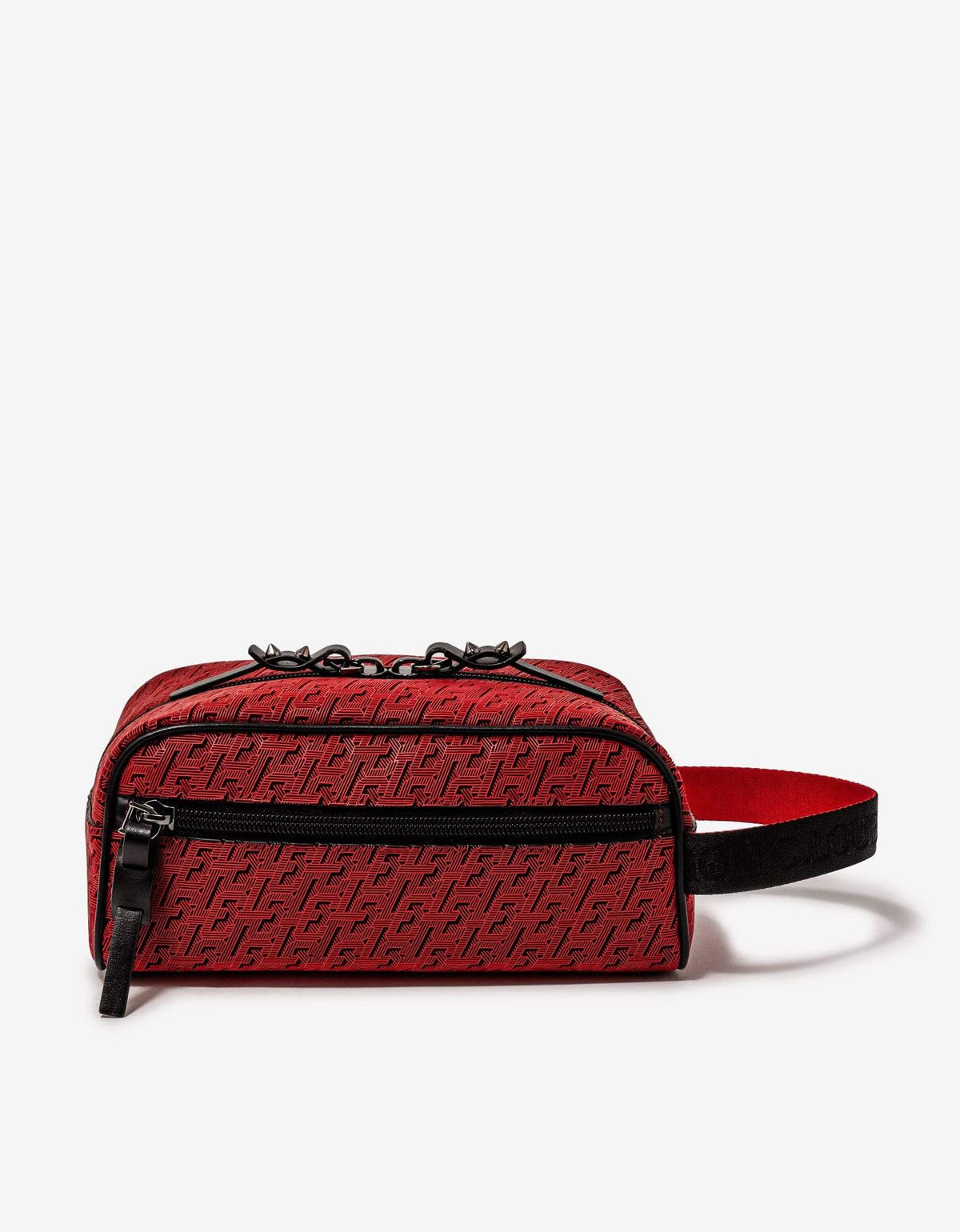 Christian Louboutin - Blaster Red CL Logo Jacquard Travel Case -