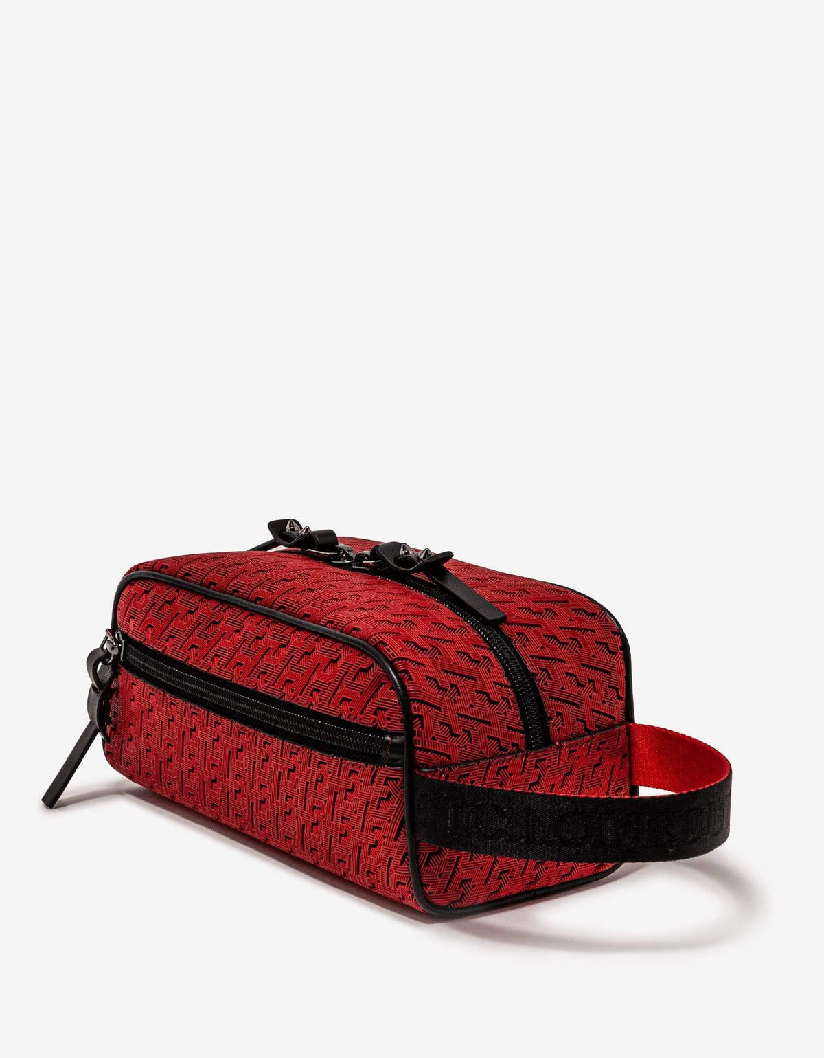 Christian Louboutin - Blaster Red CL Logo Jacquard Travel Case -