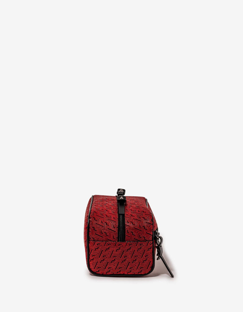 Christian Louboutin - Blaster Red CL Logo Jacquard Travel Case -