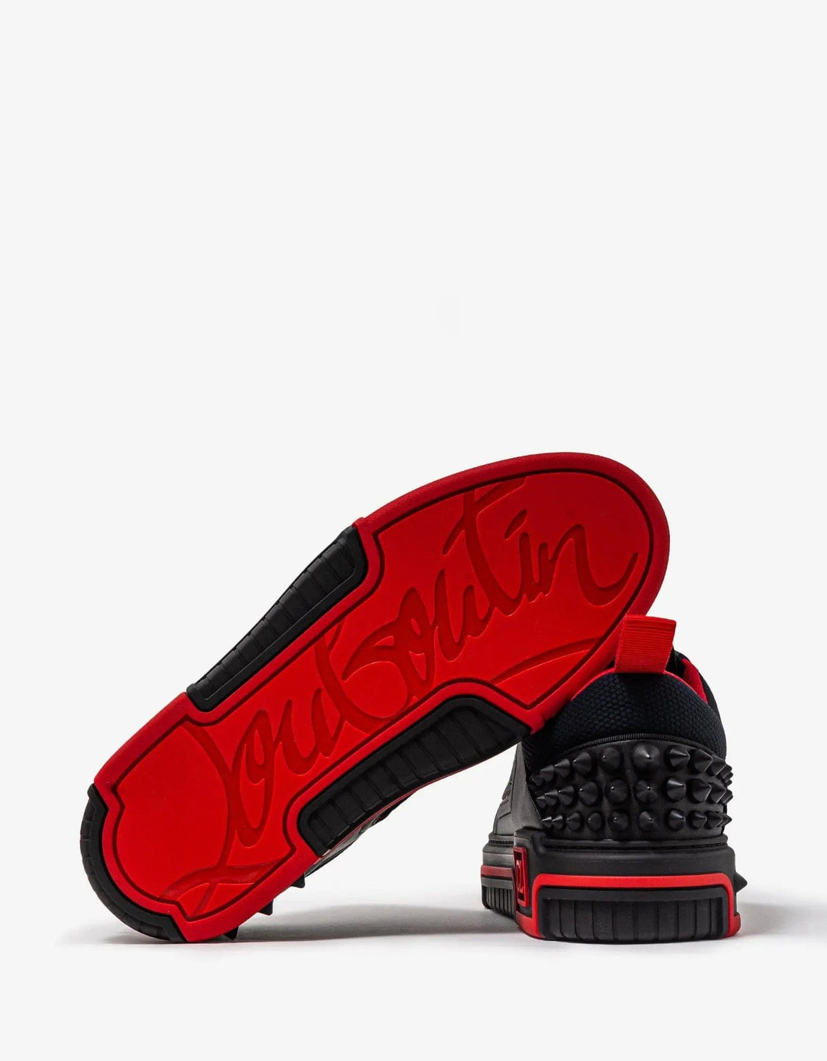 Christian Louboutin - Christian Louboutin Astroloubi Black & Red Trainers -