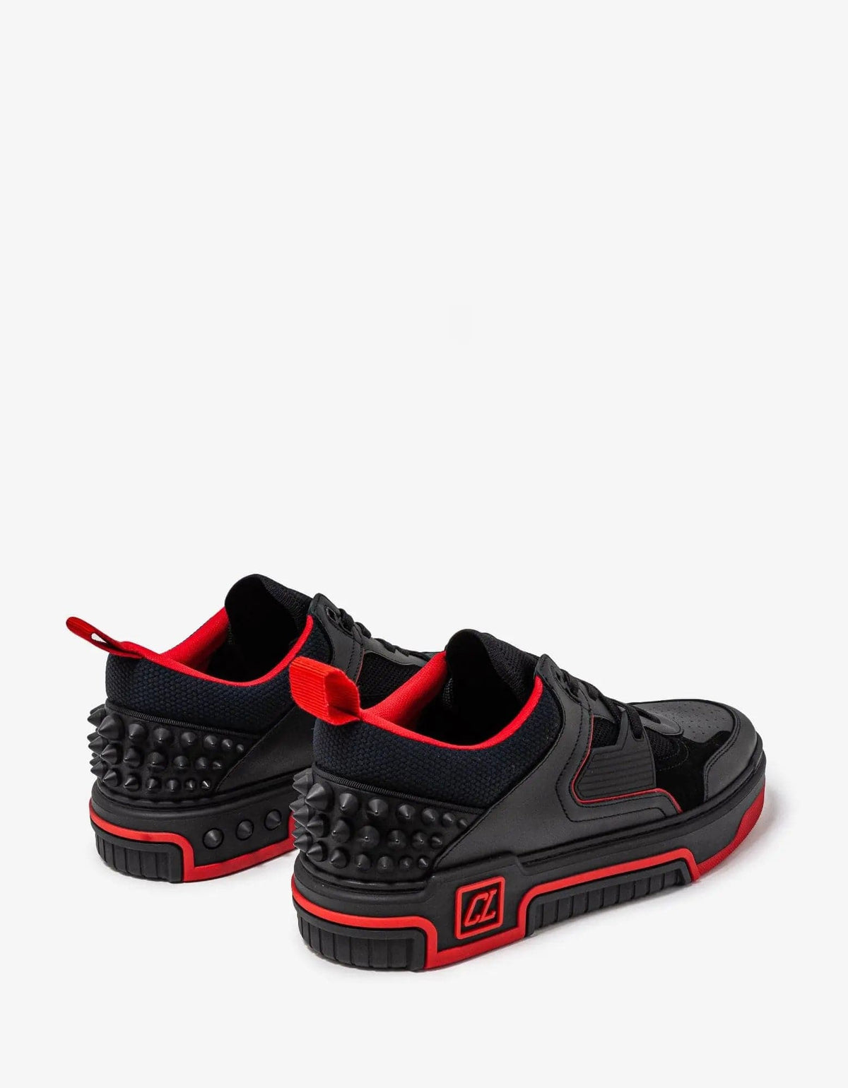 Christian Louboutin - Christian Louboutin Astroloubi Black & Red Trainers -